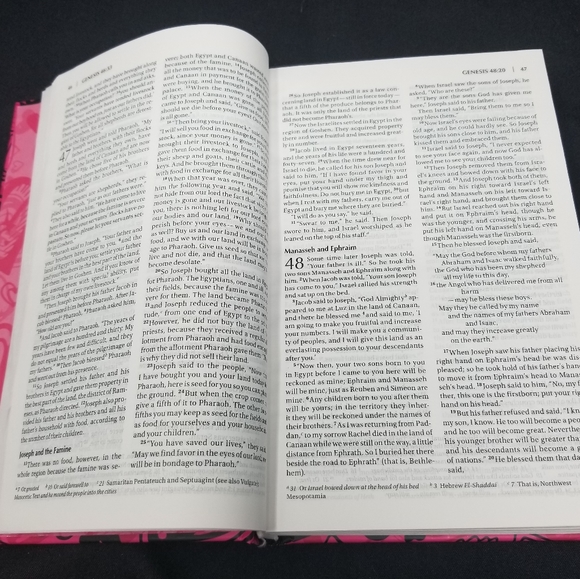 TEEN NIV THINLINE HOLY BIBLE - PINK WITH HEARTS - Picture 7 of 11